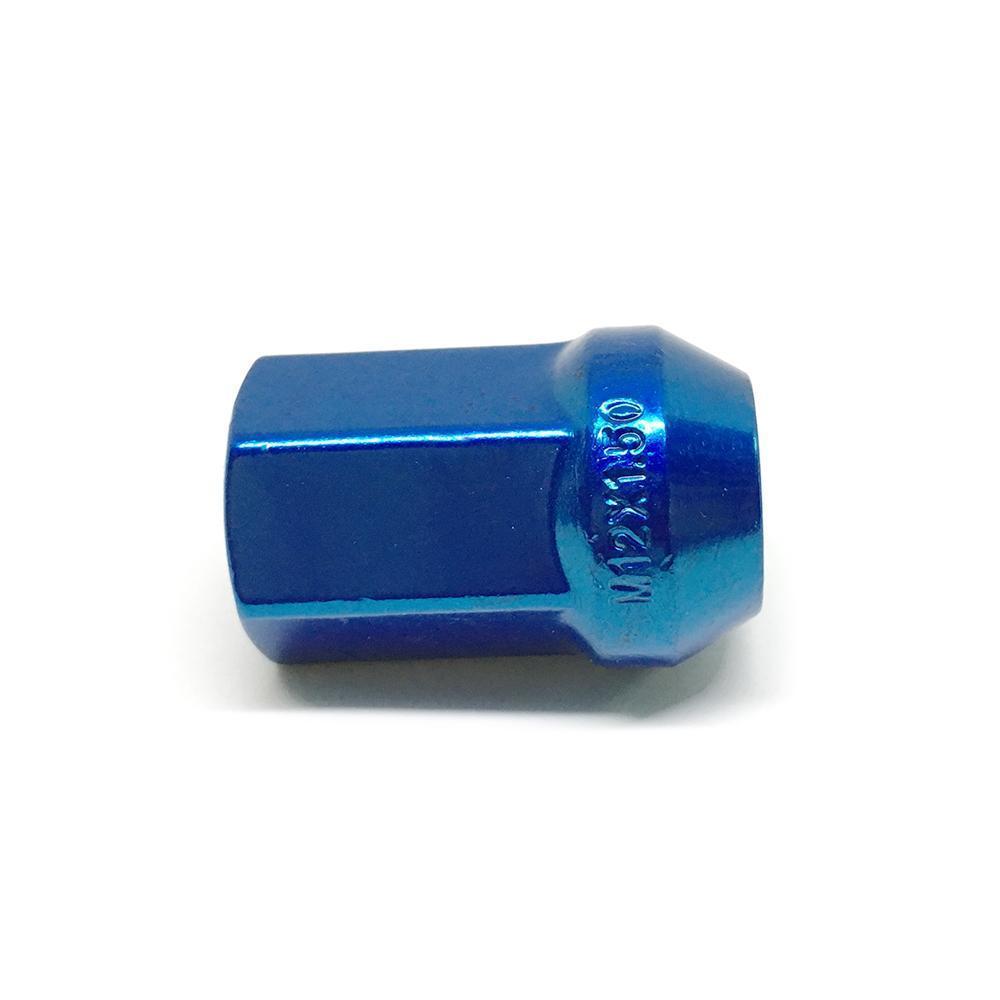 Гайка M12х1,5х32 конус, кл. 19 синяя, блистер