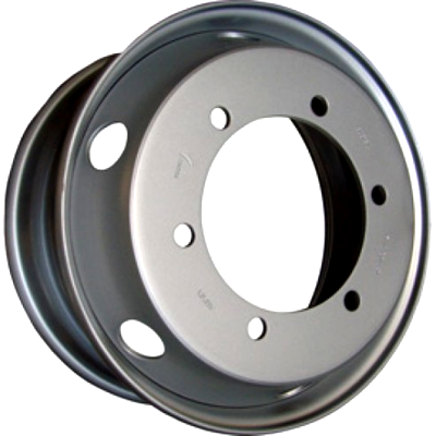 Диск 6,75-19,5 6х222,25 d164 et145 Accuride ПАЗ,ГАЗон Next серебристый