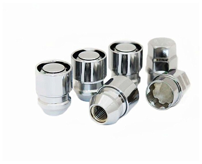 Секретные гайки M12x1,25x32, конус 2 ключа (SC)